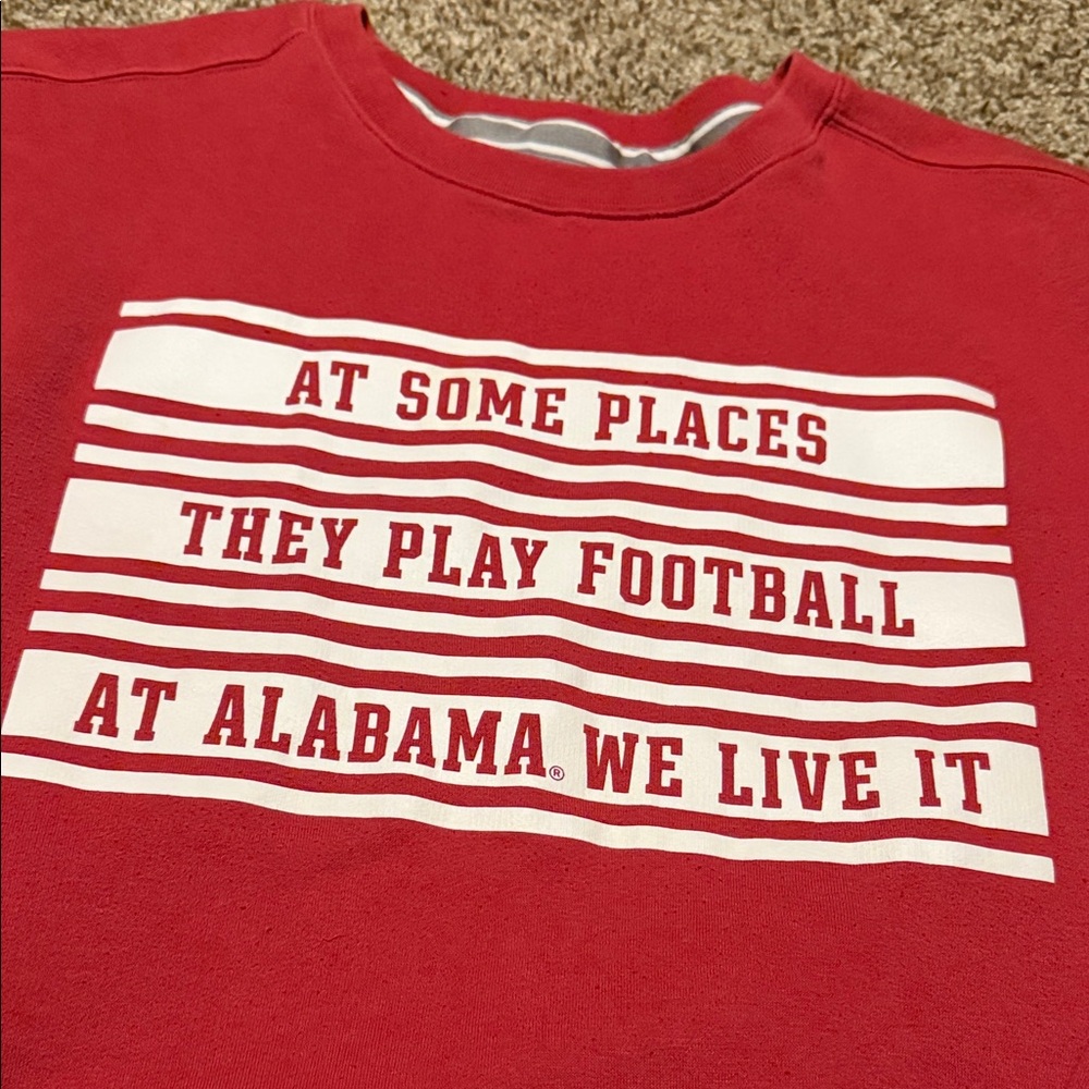 Alabama Crimson Tide Sweatshirt by Victoria’s Secret PINK (L) - EUC! Supersoft!